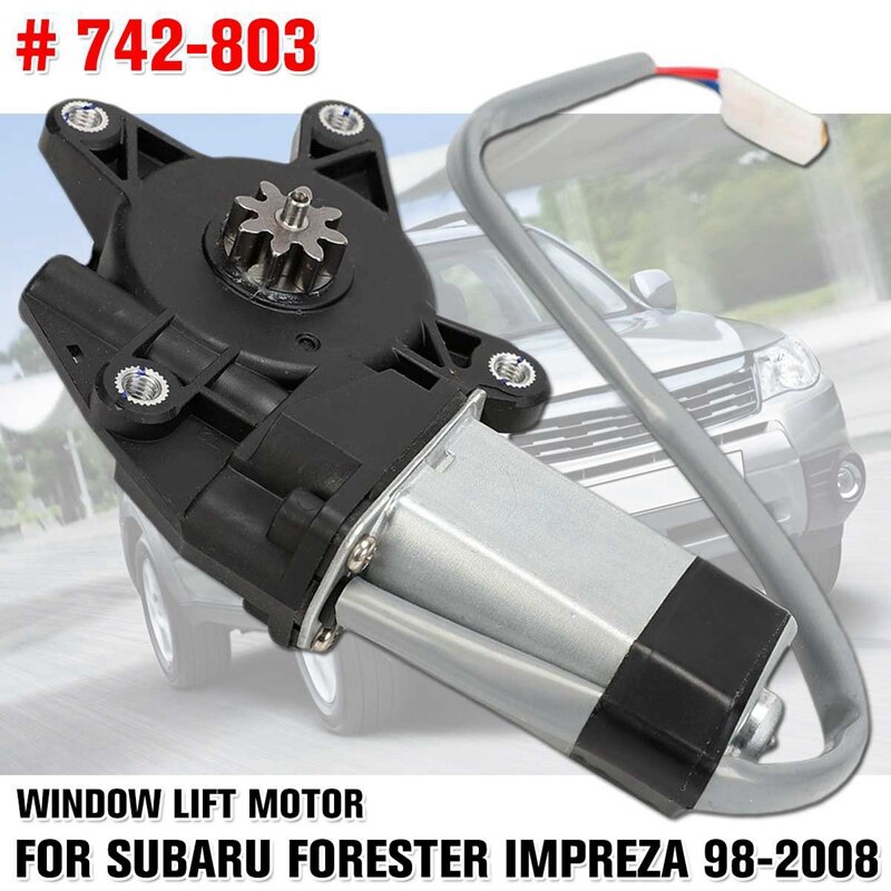 thumbnail image 2 of A-Premium Window Lift Motor For Subaru Impreza (2002-2007) & Forester (1998-2008) – Front Or Rear, Left Or Right (2-Pin, 8-Tooth) 2 of 6