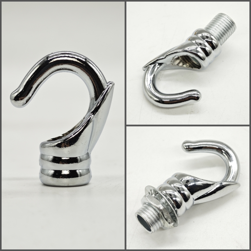 6 teile/los Tragende haken öffnung haken lampe zubehör haken esszimmer kran bar anhänger lampe M10 lampe DIY zubehör: Brown / B15