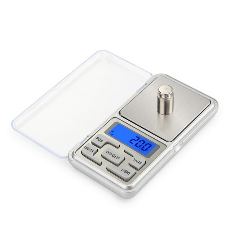 Mini Elektronische Digitale Weegschaal Precisie Digitale Weegschaal Voor Goud Sterling Zilveren Sieraden Balance Gram 100/200/300/500gx0.1/0.01G