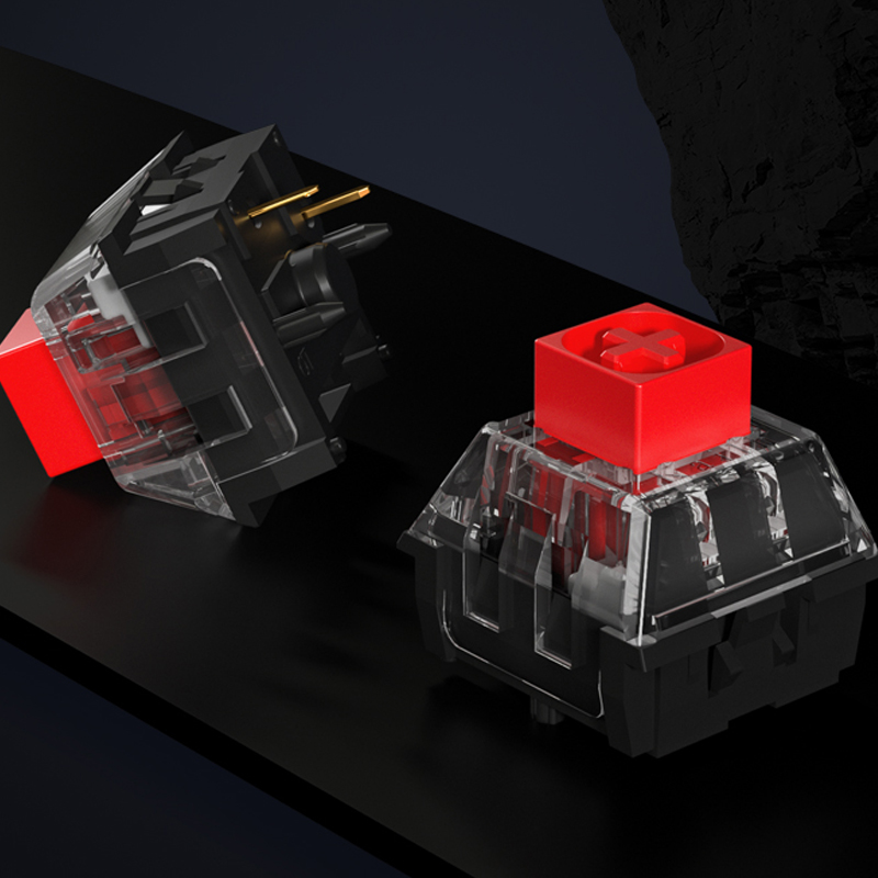 Kaihua kailh mechanical keyboard shaft switch linear section box white black tea black second generation V2