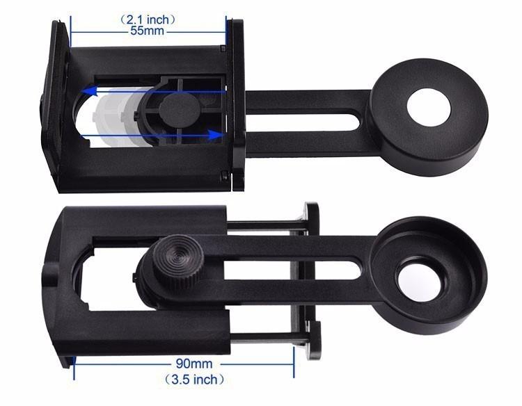 Universal sæt telefon kamera 8x objektiv zoom telefoto linser teleskop med klip mobil stativ telefon holder til mobiltelefon  r20