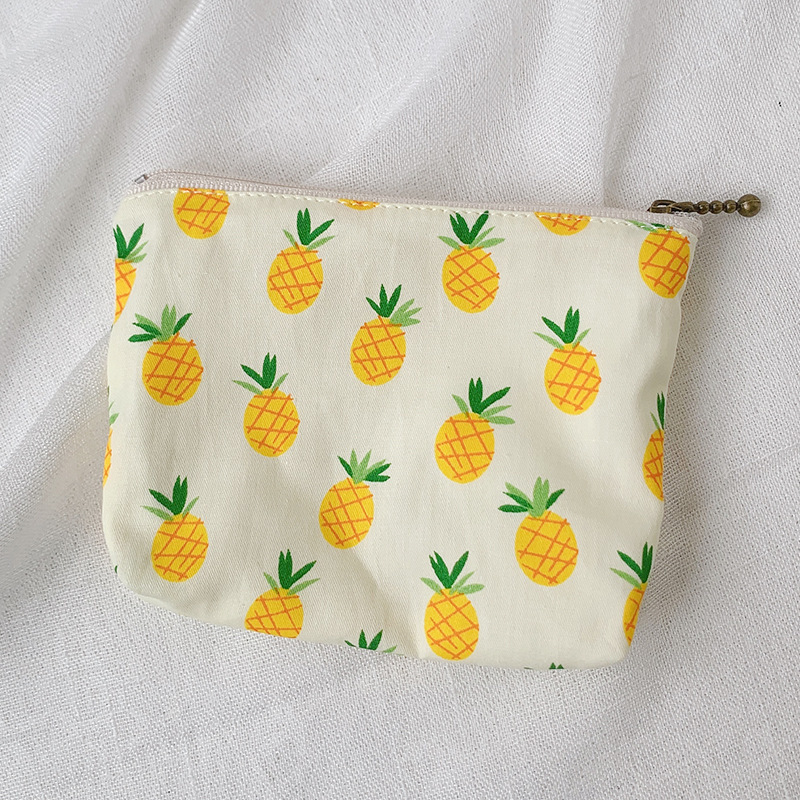 Women Canvas Cosmetic Bag Makeup Case Korean Make Up Pouch Necesserie Travel Organizer Bag Ladies Beauty Lipstick Coin Purse Bag: 3