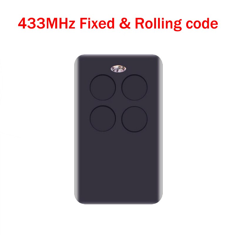 Duplicateur d'ouvre-porte de Garage à distance 433mhz télécommande code roulant ou code fixe pour commande de garage de contrôle de porte: fixed rolling code