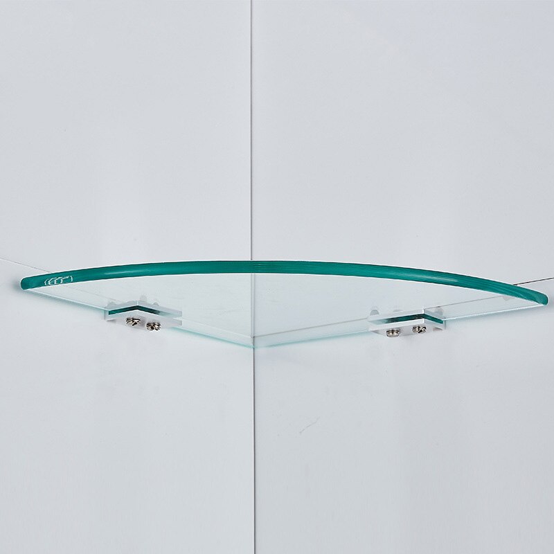 Bathroom glass shelf corner tripod bathroom corner shelf storage shelf kitchen shelf bedroom shelf