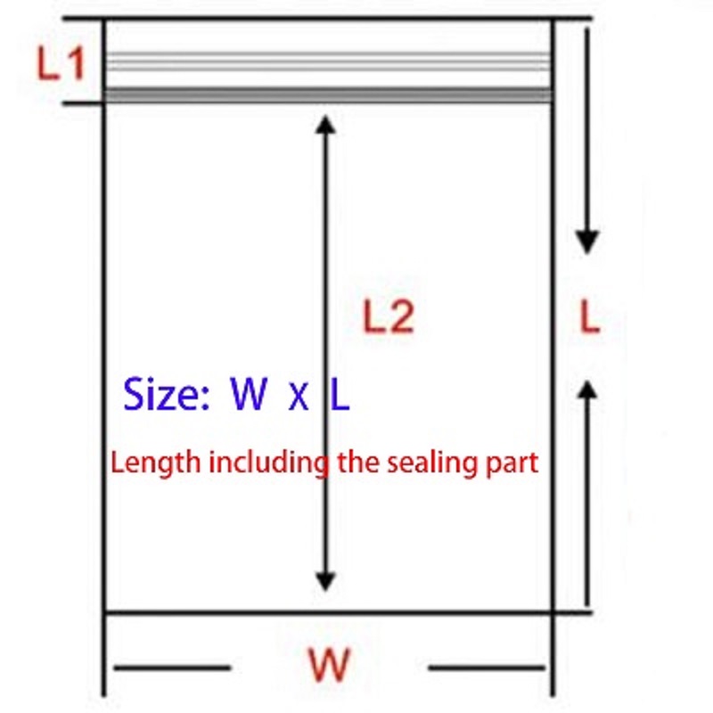 30-100 Pz/pacco 4*6/5*7/6*8/7*10 cm di Spessore Sacchetti di Plastica Poly Trasparente Imballaggio Dei Monili Blocco Zip Richiudibile Per Il Creazione di Gioielli FAI DA TE