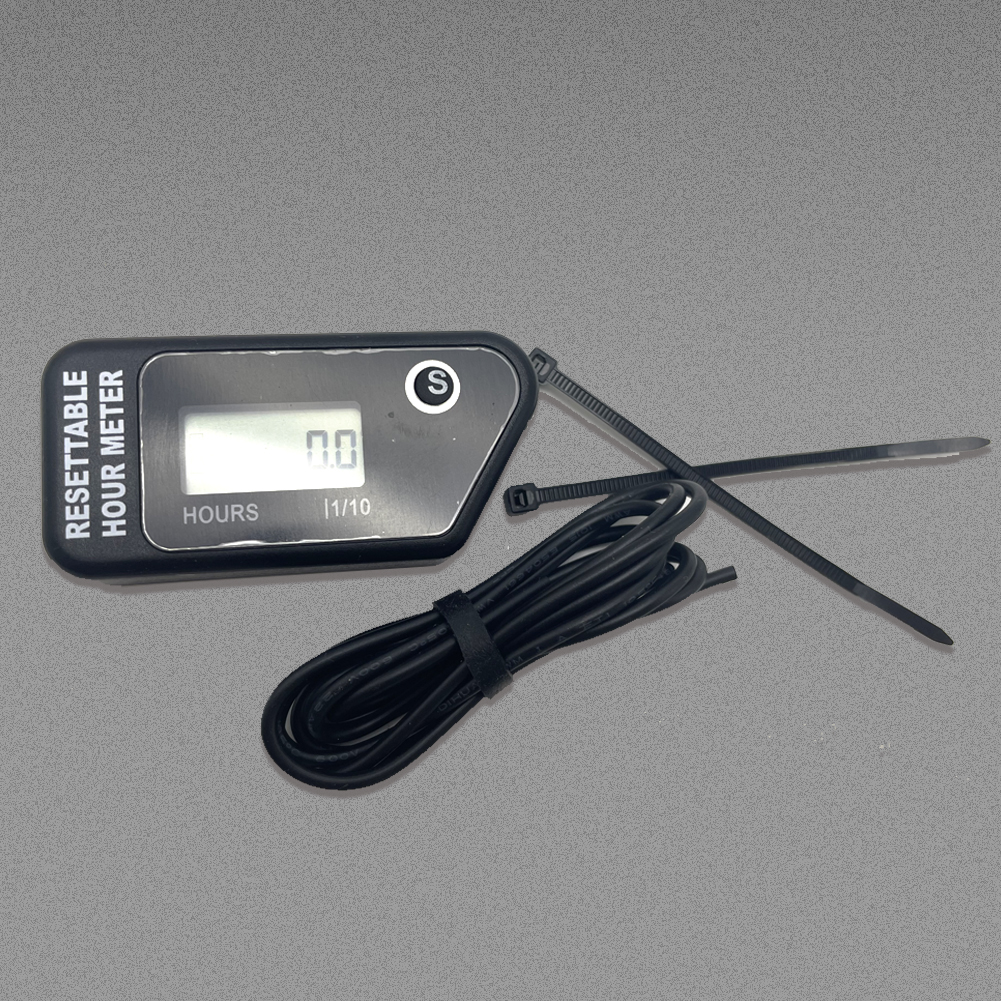 Motorrad Meter Stundenzähler Drahtlose Rückstellbare Zähler Motorrad Zubehör Für Motorrad ATV Motorboot Rasenmäihr Generator: Ursprünglich Titel