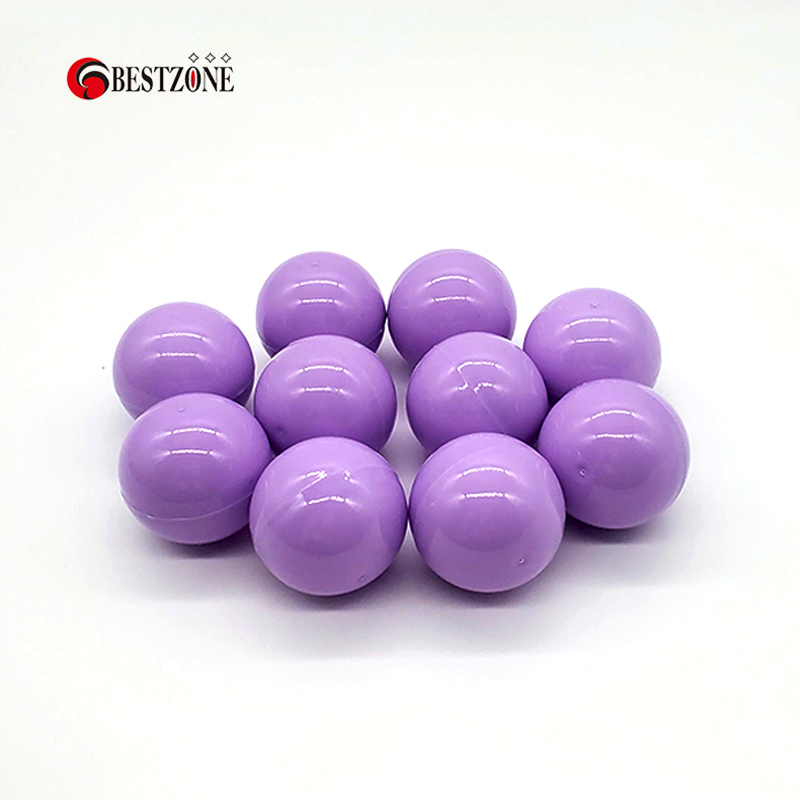 20 Teile/paket Macaron Lila Kunststoff Überraschung Ball Kapseln Spielzeug Leere Können Öffnen Kinder Für Automaten Neuheit Lustige