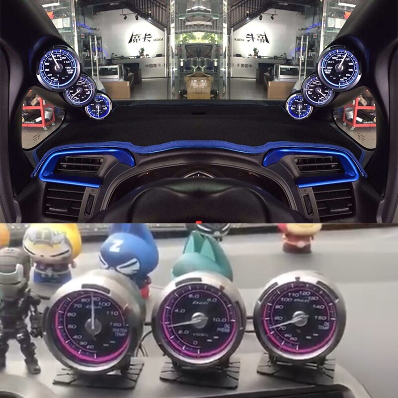 Universal Car Defi C2 Gauges 60mm Defi Water Temperature Gauge Vacuum Meter RPM Oil Temp Turbine Meter Volts Gauge BT20S09