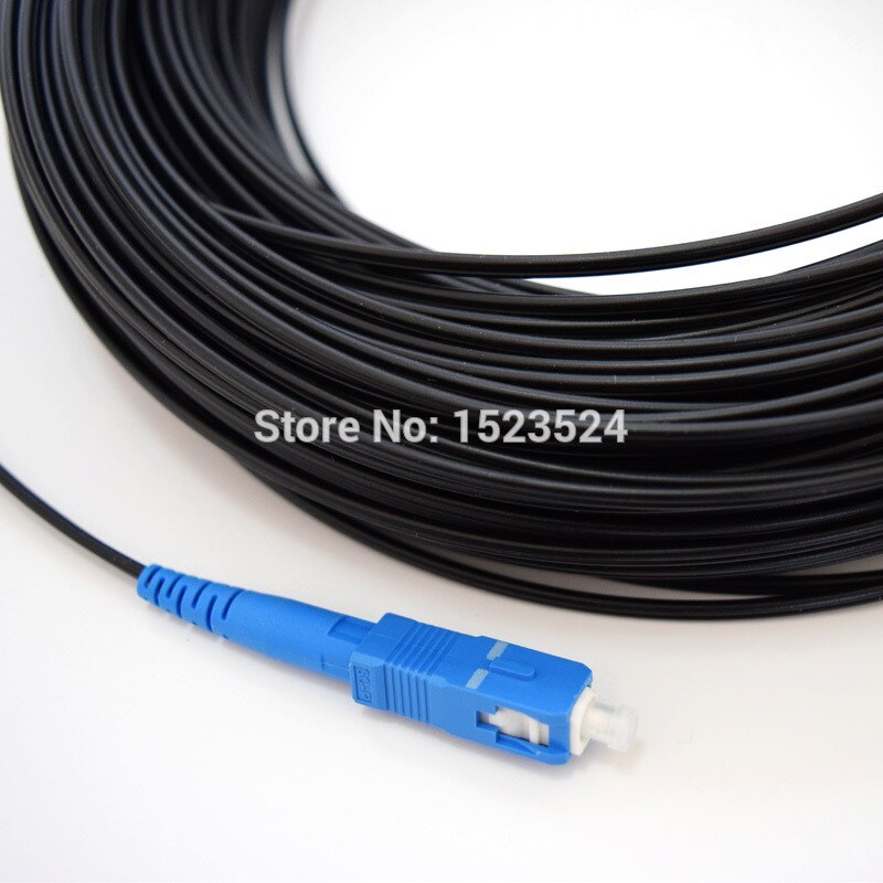 Cable de conexión de fibra óptica FTTH, 50 M, SC a SC, Simplex, monomodo, SC-SC, 50 metros