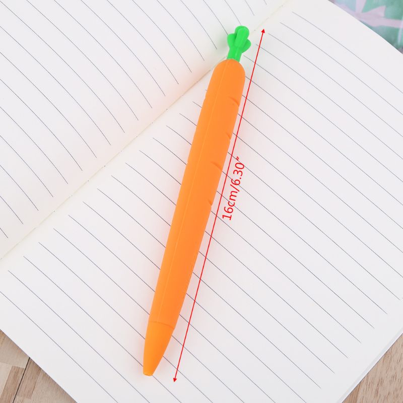 0.5Mm Kawaii Wortel Vulpotlood Automatische Pen Schoolbenodigdheden Briefpapier M0XB