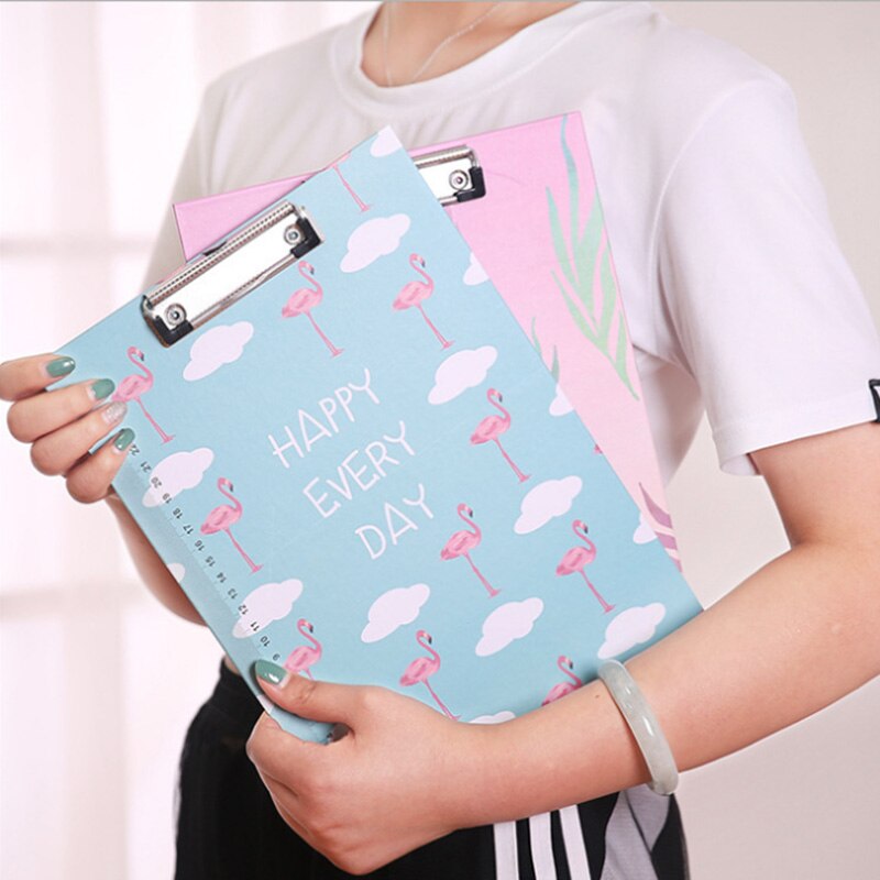 kreskówka pisanie pokładzie klip Podkładka student notatki A4 folderu pokładzie świeże materiały biurowe notatki