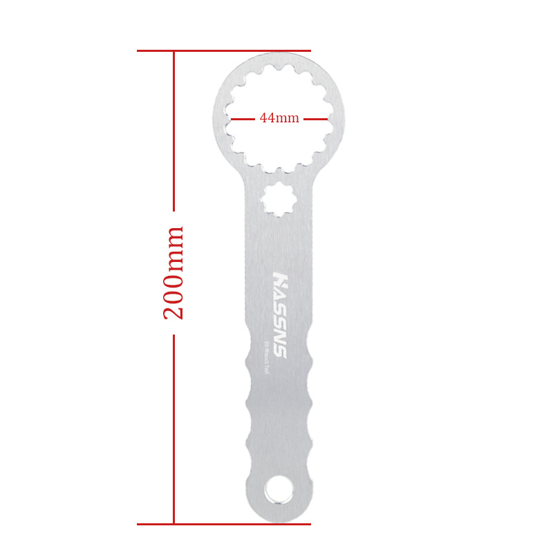 HASSNS BB52 Bicycle Bottom Bracket Hollowtech BB51 BB68 73 Central Movement Axis MTB Bearings for Mountain Bike Crankset Shaft: Clear