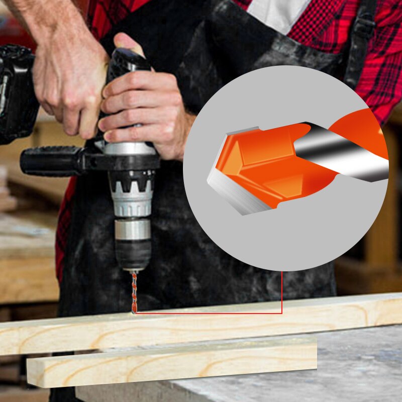 Threaded triangle tungsten steel wall tile concrete drilling bit Household marble Overlord drill Hand electric drill