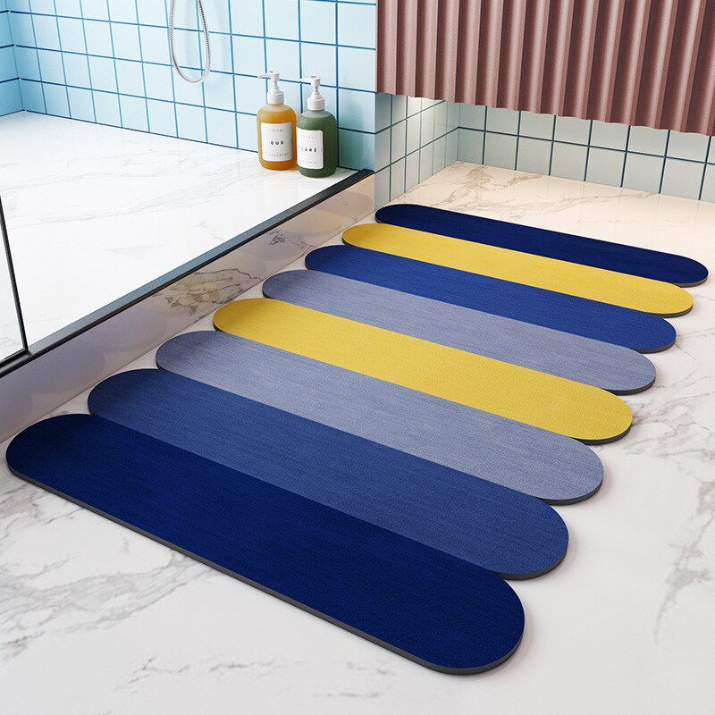 Stenen Badmat Diatomeeënaarde Douchemat Tapijt Sneldrogend Antislip Super Absorberend Stenen Badmat Diatomeeënaarde Douchemat Tapijt Sneldrogend Antislip Super Absorberend