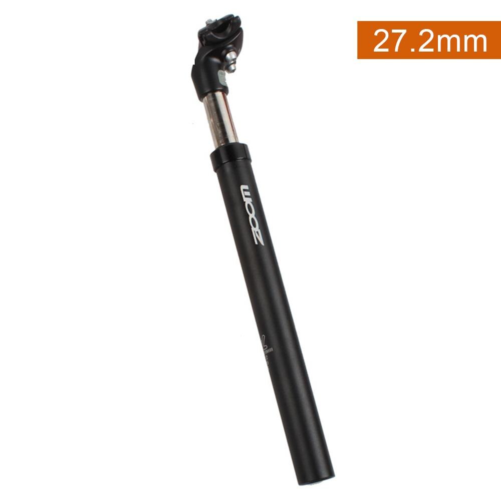 Tija de sillín para bicicleta de montaña, suspensión 350x27,2/31,6, poste de asiento de aleación de aluminio, material de aviación de alta resistencia: Black01