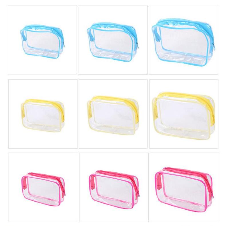 eTya Women Clear PVC Luggage Organizer Packing Waterproof Clothes Cosmetic Makeup Bag Toiletry Wash Case Travel Accessories