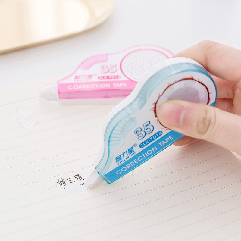 1PCS Korea Briefpapier Verse Fruit Correctie Tape Studenten Kantoorbenodigdheden 4 fruit correctie correctie tapes