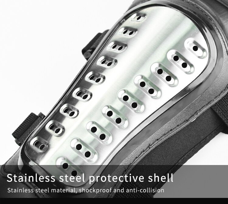 WOSAWE Hard Shell Motocross Kniebeschermers Set Ondersteuning Sport Off-Road Guard MTB Snowboard Elleboog Kniebeschermer Motorfiets Bescherming Kit