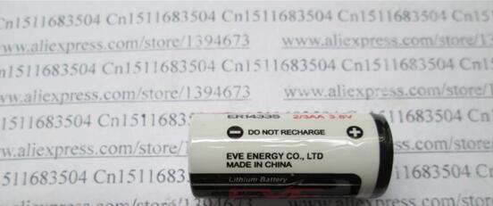 ER14335 14335 3.6V 2/3AA 1601MAh-2000MAh Type capacity lithium battery