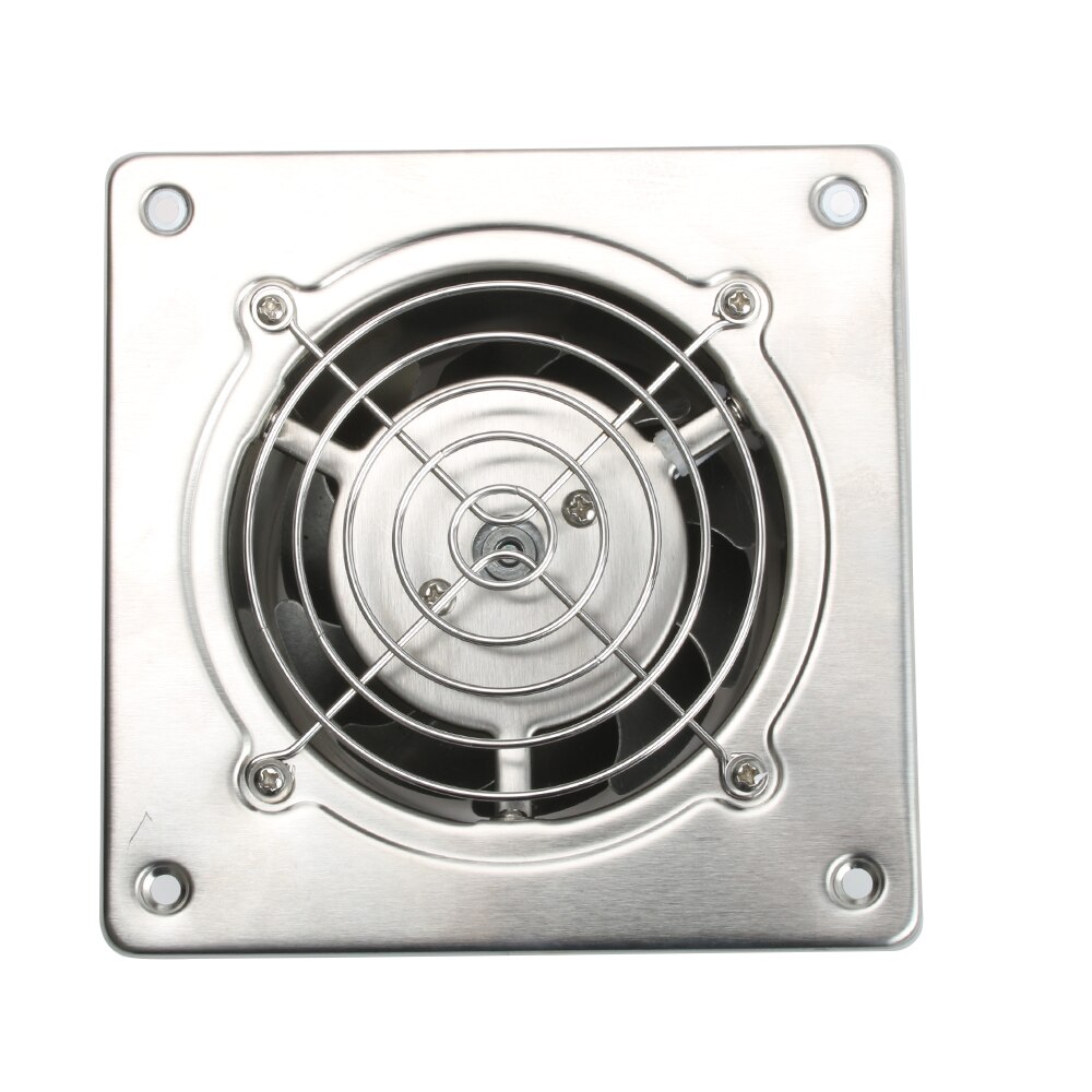 6 Inch Stainless Steel Exhaust Fan Blower 6'' Toilet Kitchen Bathroom Hanging Wall Window Duct Fan Air Ventilator Extractor