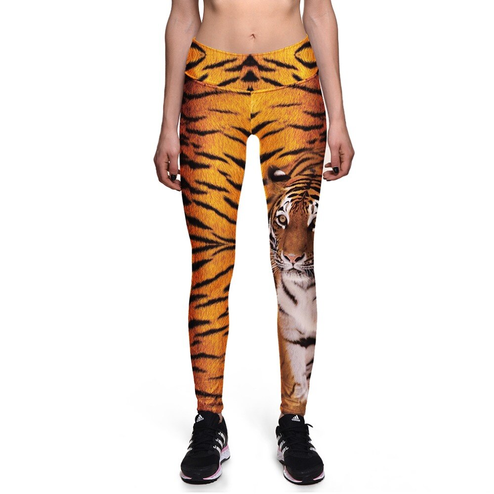 Plus Size Fitness Broek Bruin Tigter Afdrukken Sport Broek Voor Vrouwen 3D Printingbodybuilding Broek 3 Patronen