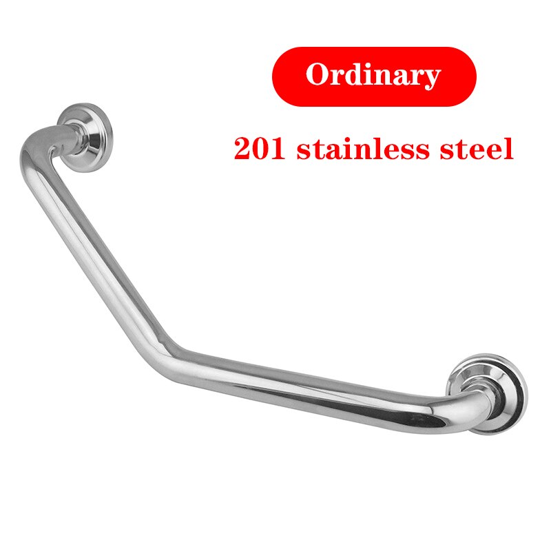 Brazo de seguridad para bañera de acero inoxidable, barra de agarre para ducha, montaje en pared, mango de sujeción para inodoro, pasamanos para baño, reposabrazos: ordinary