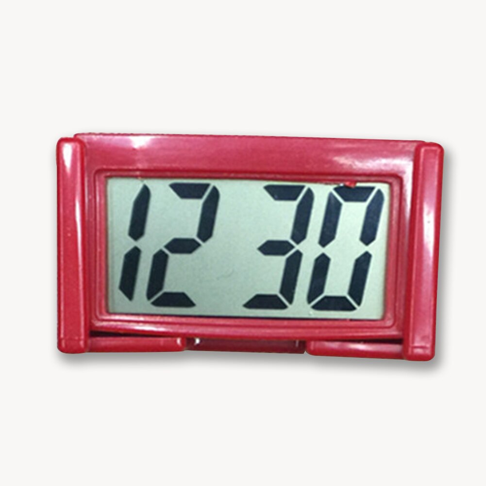 Innere Wagen Auto Armaturenbrett Pult Digital Uhr LCD Bildschirm selbst-Klebstoff Halterung Wagen Uhr: verrotten