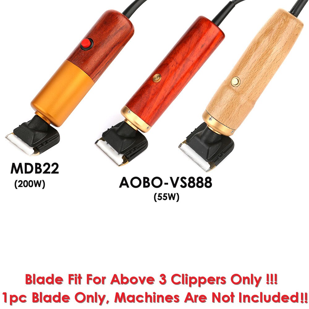 Lame en céramique pour tondeuse à cheveux VS-888 MDB22, 3/6/9/13mm, embouts de tête intégrés