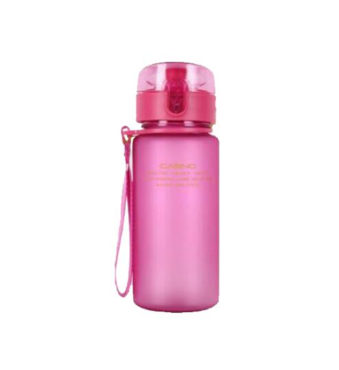 400ml 560 bicicleta ml botella de agua libre de BPA a prueba de fugas deportes botella de agua de botellas portátiles, para excursión, senderismo: Pink 400ml