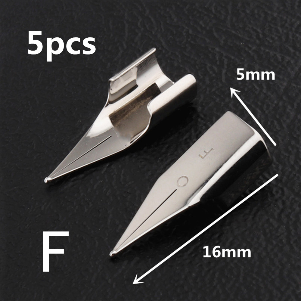 Jinhao 35 Black Silver Colors Business office EF / F Nib Fountain Pen student School Stationery Supplies ink calligraphy pen: Blue