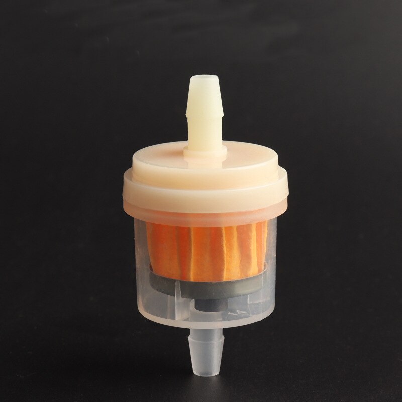 Filtro de combustible Universal en línea para motocicleta, cuenco para filtro de gasolina y aceite, accesorios para Moto, 5 piezas