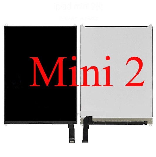 Für iPad Mini 1 2 Mini1 Mini2 A1432 A1454 A1455 A1489 A1490 A1491 Lcd Touch Screen Digitizer + IC Chip anschluss Flex + Schlüssel Taste