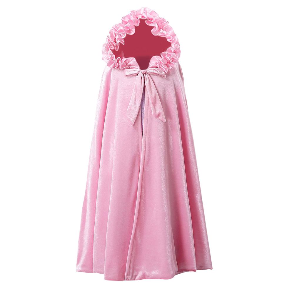 Christmas ice frozen 2 prinsessa prinsessa mantel outfit sjal flicka aisha höst vinter plus sammet barn aisha mantel