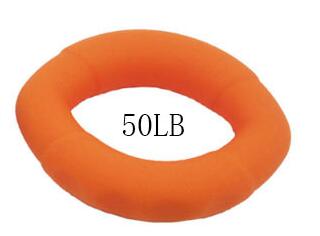 CIMA Hand Grips Rubber Muscle relex Finger Training Ring Exerciser Hand Grip silicone Hand Gripper Gripping Ring equipment: Orange