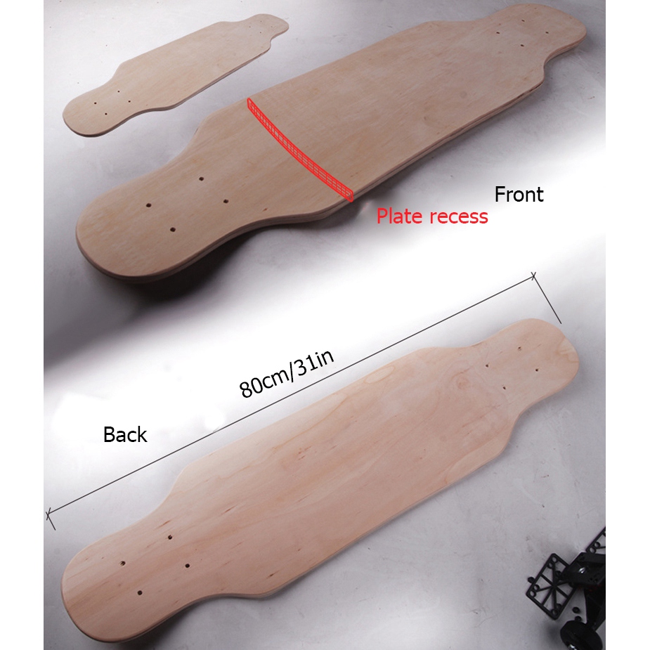 9-Layer Maple Blank Skateboard 8Inch Skateboards Natuurlijke Skate Deck Skateboards Dek Maple Longboard