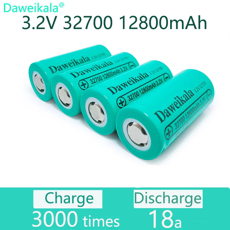 100% orignal LiFePO4 Battery 3.2V 32700 battery 12800mAh 35A Continuous Discharge Maximum 55A High power LiFePO4 battery