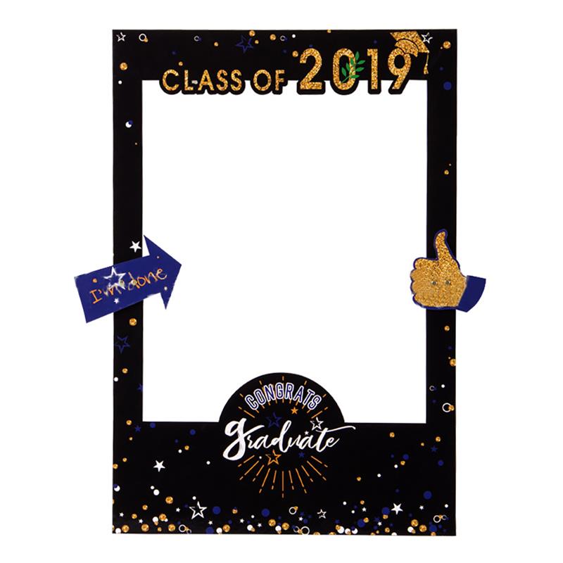 Photo Booth Props Graduation Decoration Photobooth Props Selfie Frame Paper Picture Frame Cutout Photo Booth Prop For Graduation: Default Title