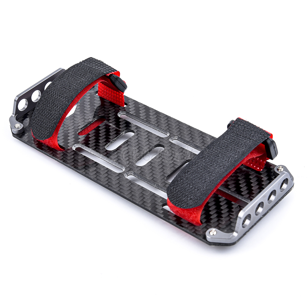 Aluminium Batterij Montageplaat Tray Batterij Houder Voor 1/10 Schaal Rc Crawler Auto Axiale SCX10 CC01 F350 D90 RC4WD