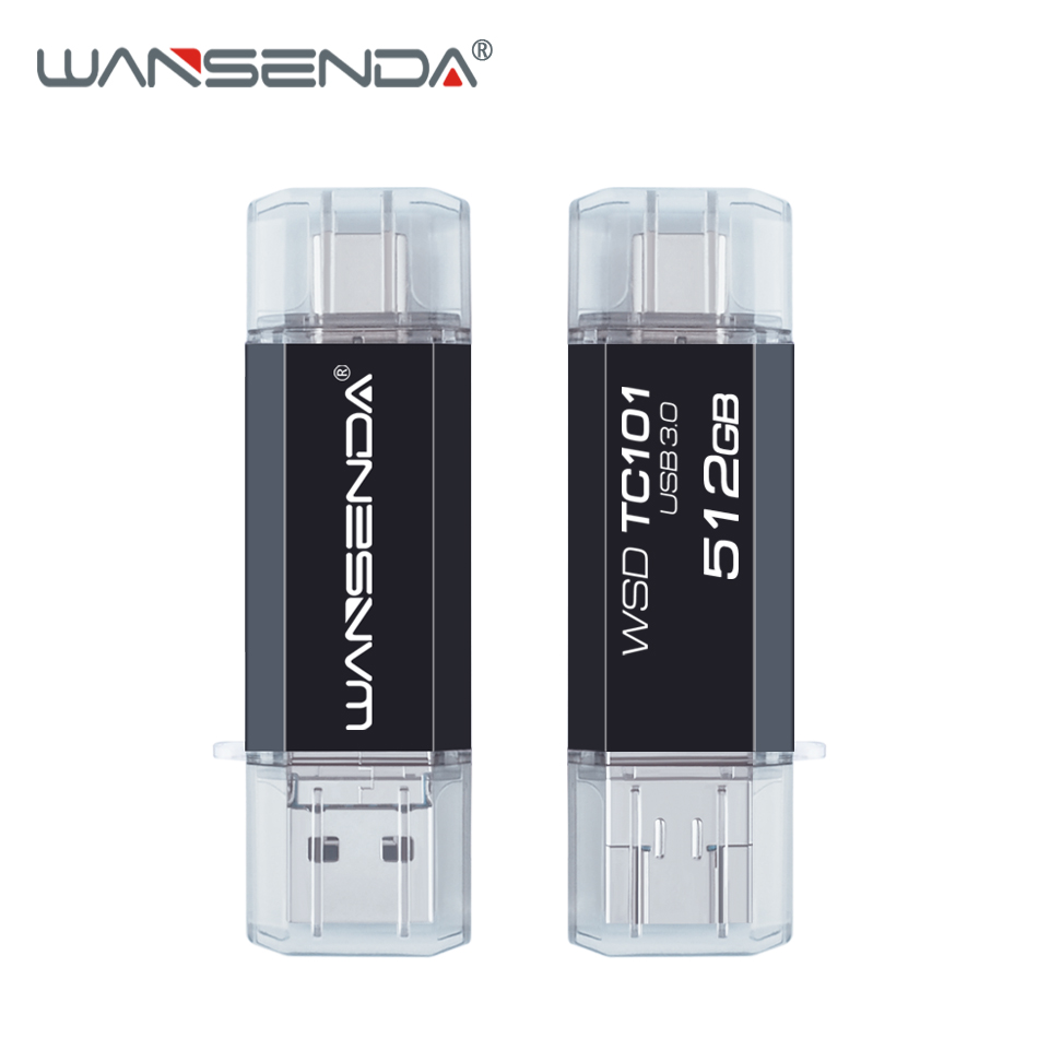 doble uso OTG unidad Flash USB 3 en 1 USB3.0 y tipo-C & Micro USB Pen Drive 512GB 256GB 128GB 32GB 64GB USB pendrive