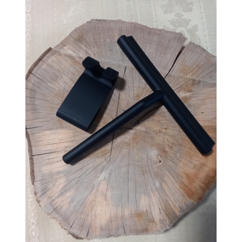 Escurridor de vidrio para ducha, colgador de limpieza de ventanas y suelo, espejo colgante de pared de agua para el hogar con mango