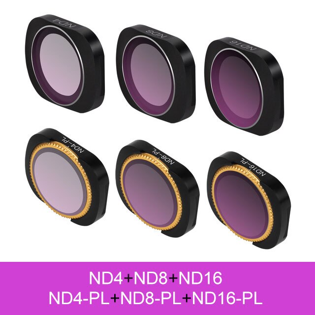 MCUV CPL NDPL ND64-PL ND32-PL ND4 ND8 Camera Lens Filter Kit for DJI OSMO POCKET Gimbal Accessories DJI OSMO Pocket Filter: Blue