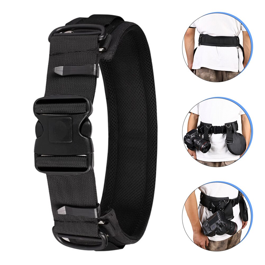 Camera Waist Belt Photography Travel Nylon Outdoor Camera Waist Strap Camera Fasten Belt Camera Strap