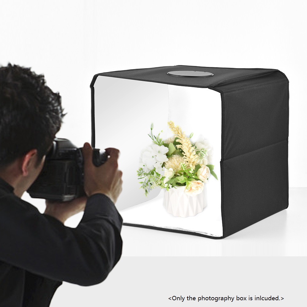 25 X 25cm Portable Mini Photography Light Box Integrated Light Tent with 6 Backdrops USB Power Supply