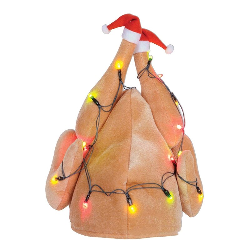 Thanksgiving Turkey Leg Hat for Christmas Thanksgiving Decoration Adult Carnival Hat Party Costumes Novelty Turkey Hats