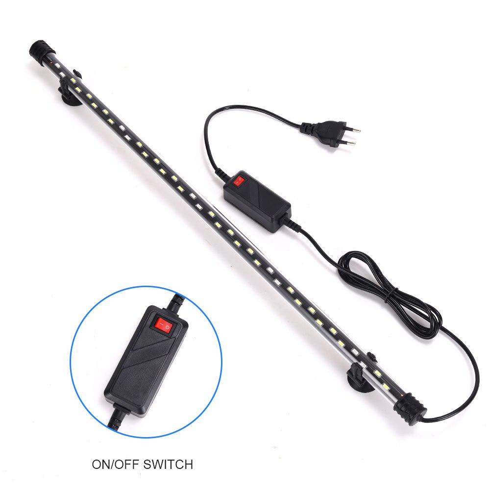 Luci per acquari impermeabili luci sommergibili luce per acquario luce subacquea blu/bianca LED lampada decorativa per abbellimento