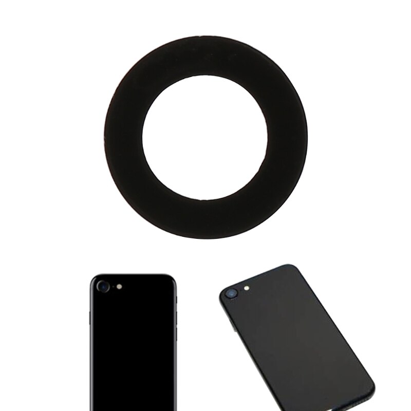 Telefon bagkamera linse glascover med selvklæbende mærkat til iphone 7 4.7 tommer