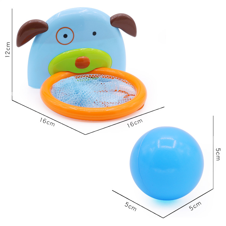 Baby Shower Kids Bath Shooting Basketball Rebounds Water Swimming Toy Child's Play Water Toy