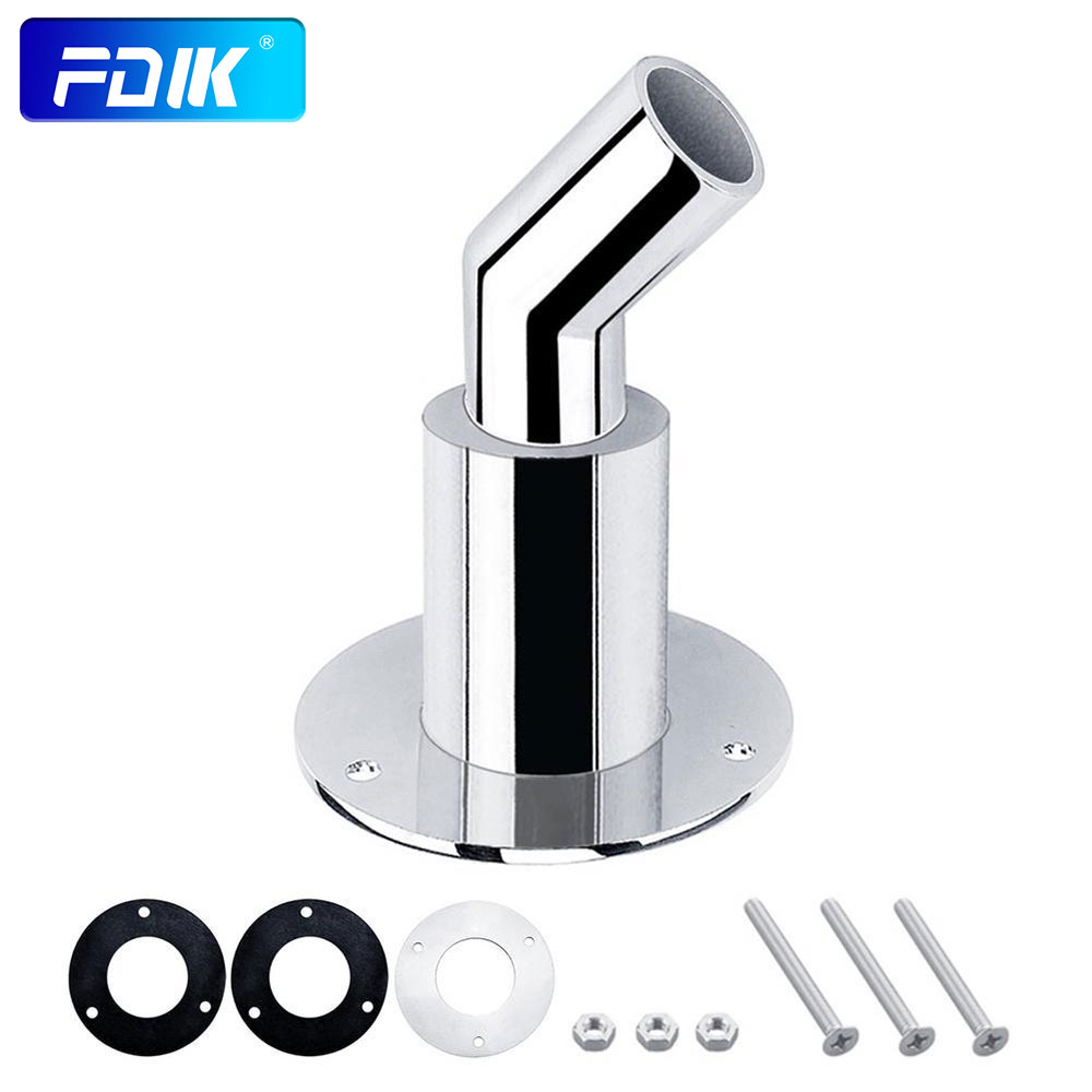 FDIK 24mm Exhaust Fitting Tube Pipe Diesel Heater Socket Kit Thru Hull Boat Car Truck Ventilation Adapter Stainless Steel 316
