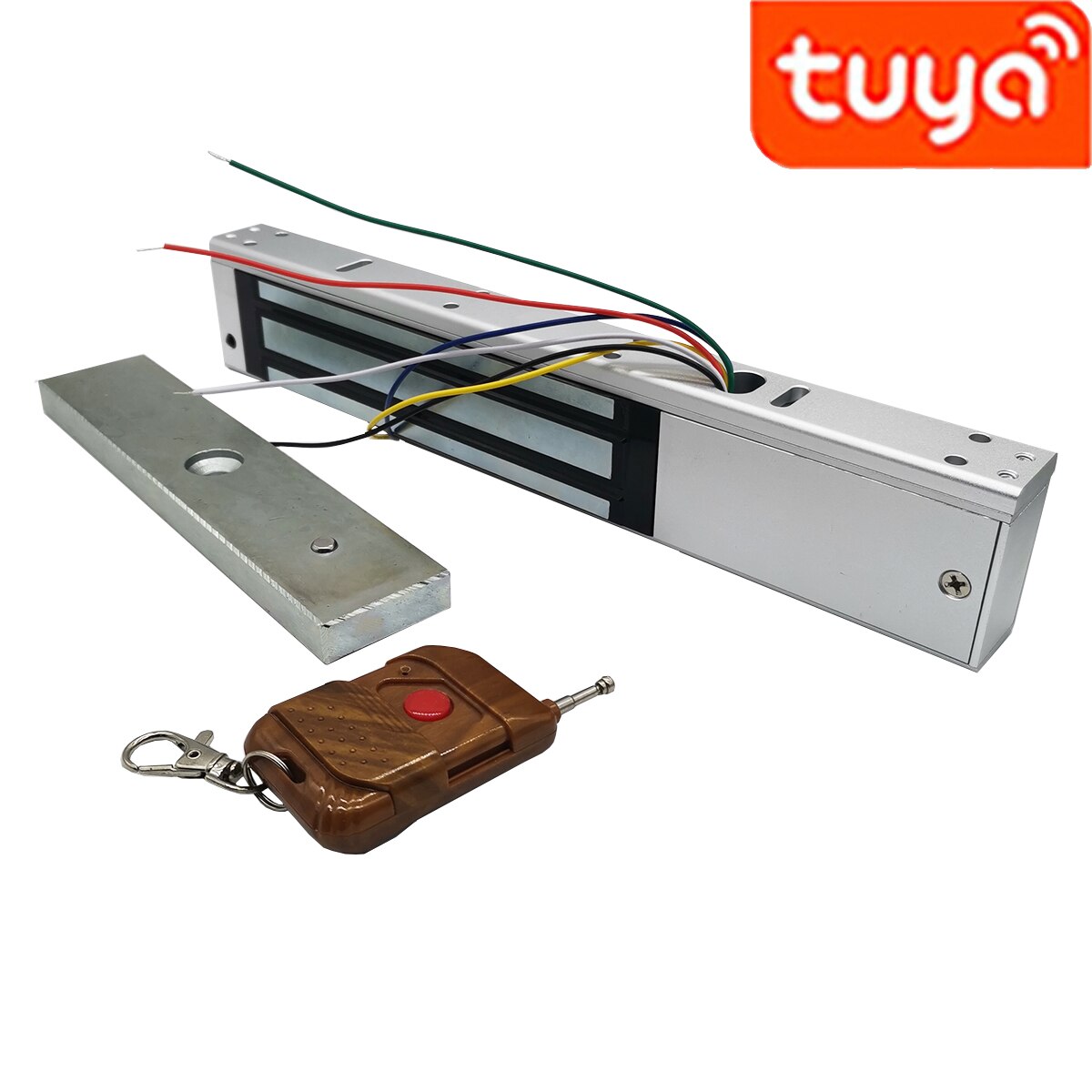 DC12V 24V 433mhz Wireless Remote Control 600LBS Electronic Door Lock Tuya WiFi 280KG Electric Magnetic Lock: EM280W 01