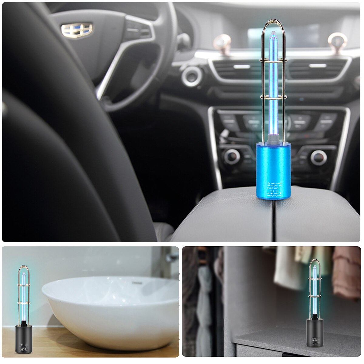 USB Recharge UVC Sterilization Stick Disinfection Rod Personal Care Traveling Sterilizer UV Sanitizer Light LED Ultraviolet Lamp